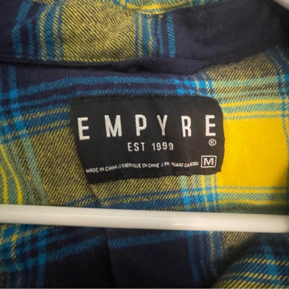 Blue & Yellow Flannel Size M - Picture 7 of 10